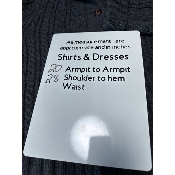 Duluth Trading Co. Women's Long Sleeve Fisherman Cardigan Sweater Size L - Picture 8 of 8